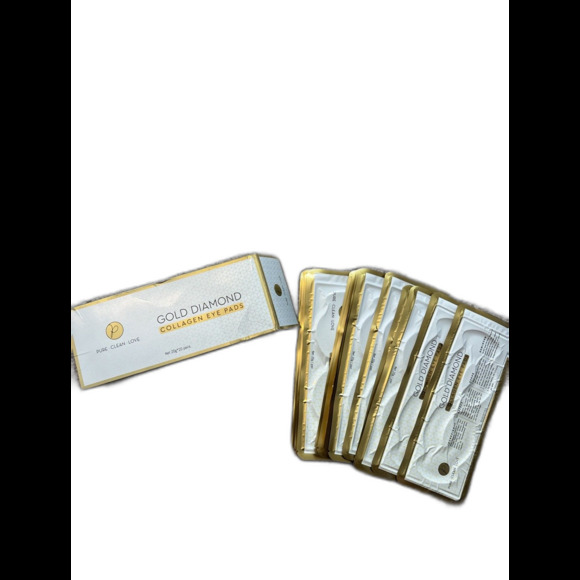 Gold Diamond Collagen Eye Pads 15 Pairs - Picture 1 of 2